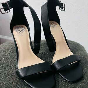Vince Camuto Black Heeled Sandals Heels Blocky